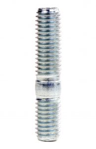 Threaded rod at both ends of fastener 