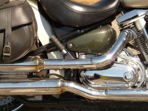 Titanium motorcycle exhaust