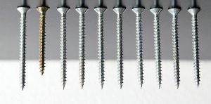 Set of screws 