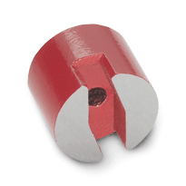 Cylindric retaining magnets